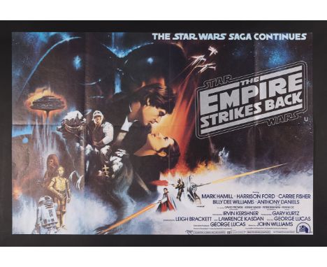 STAR WARS: THE EMPIRE STRIKES BACK (1980) - "Gone with the Wind" Style A UK Quad, 1980Bidding for this lot will end on Thursd