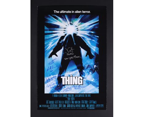 THE THING (1982) - John Carpenter, Keith David, Richard Masur, David Clennon, Peter Maloney, Joel Polis and Thomas G. Waites 