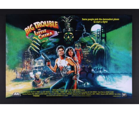 BIG TROUBLE IN LITTLE CHINA (1986) - Two Matching Hand-Numbered Limited Edition Prints by Brian Bysouth, 2023Bidding for this