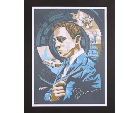 JAMES BOND: SKYFALL (2012) - Carter-Jones Collection: Daniel Craig Autographed Limited Edition Print by Mark FerrariBidding f