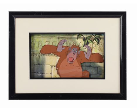 THE JUNGLE BOOK (1967) - Framed Original King Louie Hand-Painted Animation Cel, 1967Bidding for this lot will end on Thursday