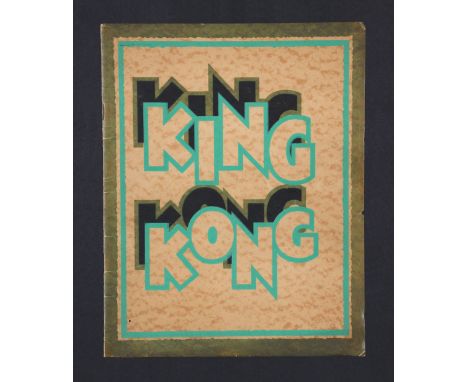 KING KONG (1933) - Exhibitor's Campaign Book, 1933Bidding for this lot will end on Thursday 8th February. The auction will be