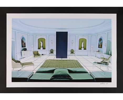 2001: A SPACE ODYSSEY (1968) - Signed and Hand-Numbered Limited Edition Print of Bedroom and Monolith by Keith HamshereBiddin