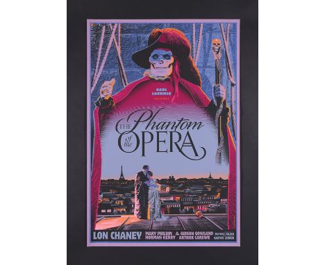 THE PHANTOM OF THE OPERA (1925) - Dark Hall Mansion Archive: Hand-Numbered Limited Edition Variant Print by Laurent Durieux, 