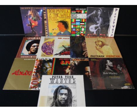 BOB MARLEY/DENNIS BROWN - Smashing collection of 34 x LP's featuring these two legends! Dennis Brown titles (x19) to include 