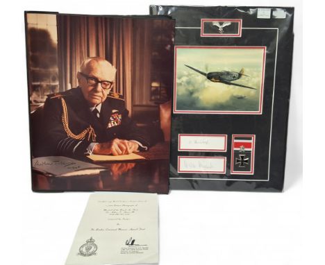 Military interest - a limited edition portrait photograph of Marshal of the Royal Force Sir Arthur J. Harris Bt. GCB, OBE, AF