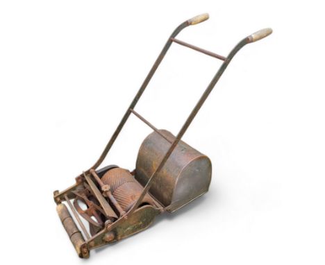 An early 20th century garden lawn mower / roller c.1920 