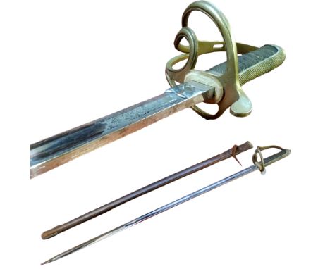 A George VI Royal Artillery officers sword, by Hobson and Sons London, with scabbard 