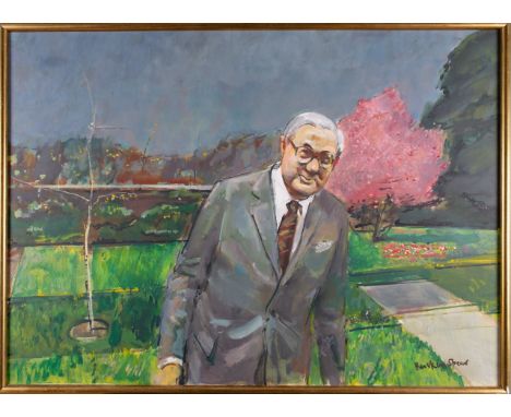 Ruskin Spear (English, 1911-1990) Portrait of James Callaghan (1912-2005) Oil on board Signed 'Ruskin Spear' lower right Leon