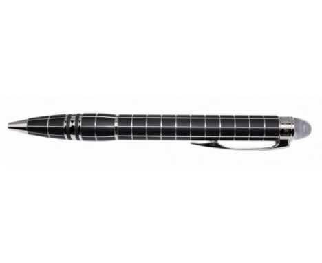 Mont Blanc A Starwalker metal and rubber ballpoint pen. In its original box. 