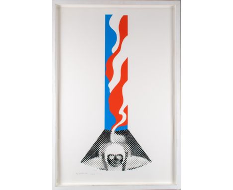Gerald Laing (British, 1936-2011) Pendulum 1968 Screenprint in colours, printed on smooth white paper by the artist Edition 3
