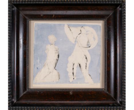Valentin Levitin (Russian, b. 1931) Two figures, one with sousaphone Circa 1980 Printing from relief Signed in pencil lower r