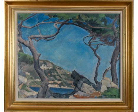 Camille Leroy (French, 1905-1995) Coastal Landscape Oil on canvas Signed 'C Leroy' lower right  To be sold without reserve  D