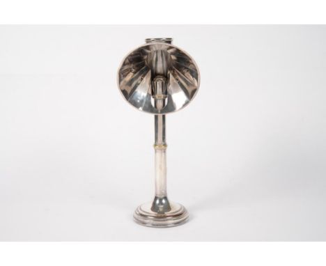 A VICTORIAN EPNS STUDENT'S CANDLE LAMP, 40CM H