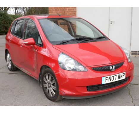 MOTOR CAR. 2007 HONDA JAZZ, 1300CC, MANUAL, 42,245 MILES