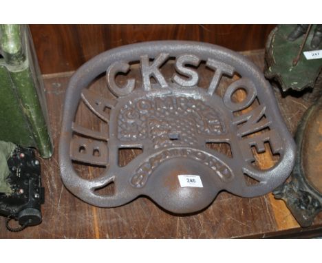 *A BLACKSTONE TRACTOR SEAT**