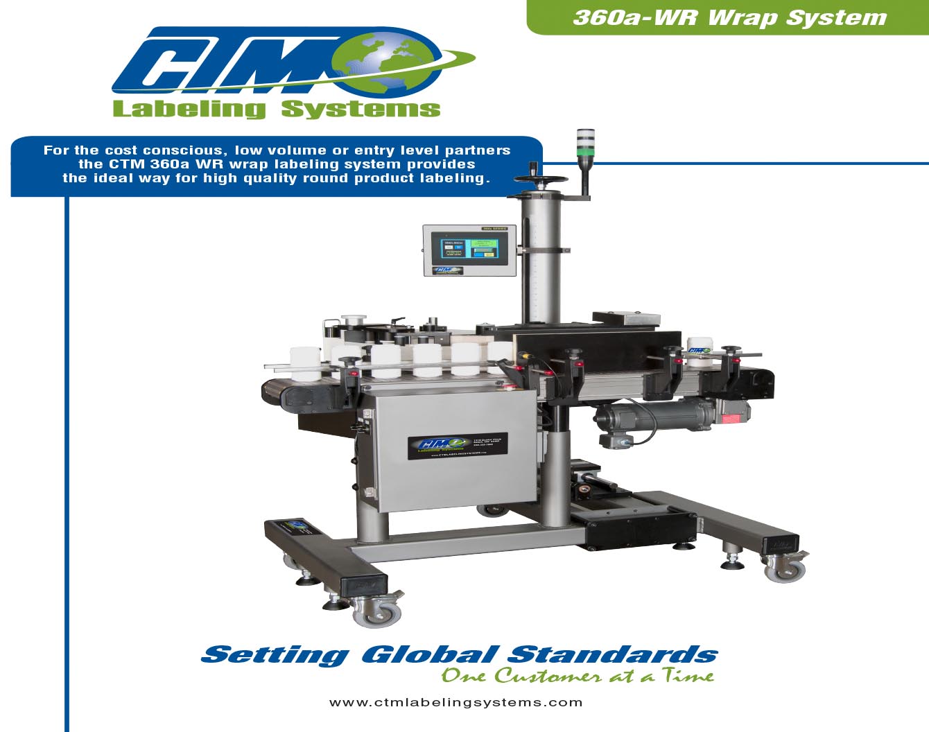 1-Used 360a-WR Wrap System With 1-Used CTM MDL: 3600-PA Printer