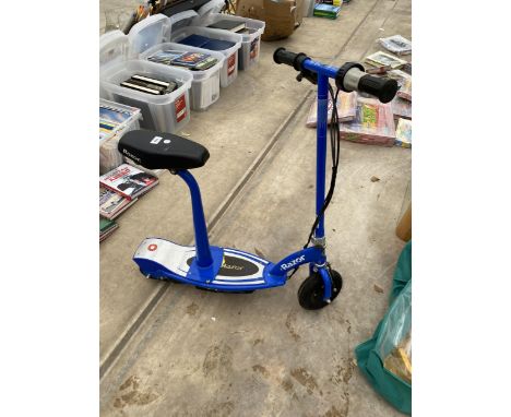 A KIDS RAZOR ELECTRIC SCOOTER 