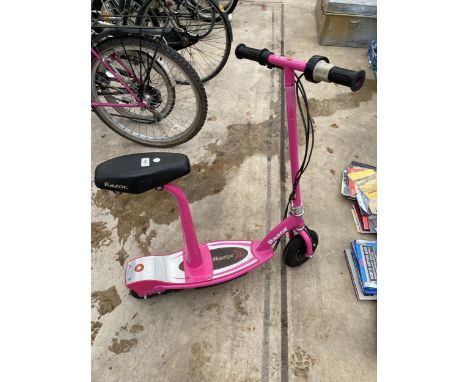 A KIDS RAZOR ELECTRIC SCOOTER 