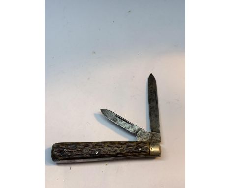 A VINTAGE WRAGG BROS SHEFFIELD POCKET KNIFE 
