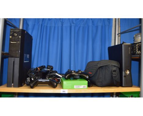 POLICE > XBOX ONE, XBOX 360, plus accessories and a Samsung video camera [VAT ON HAMMER PRICE] [NO RESERVE]