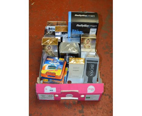 POLICE > Babyliss For Men 10 in 1 Titanium Groomer, together with an excellent selection of fragrances and some Gillette blad