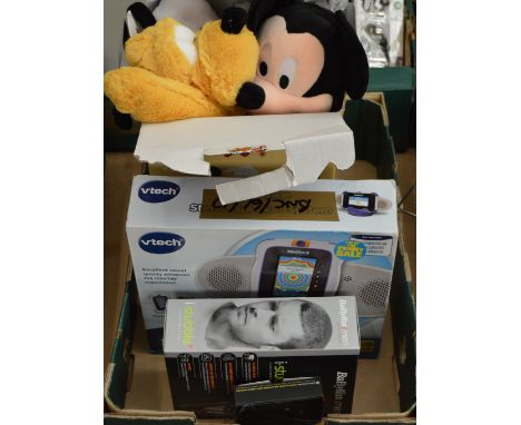 POLICE > VTECH Stereo Speaker System, Babyliss for Men iStubble and Disney Mickey and Goofy set. [VAT ON HAMMER PRICE] [NO RE