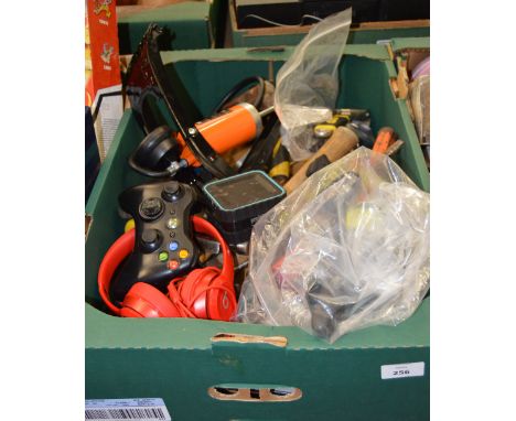 POLICE > Mixed lot of tools and other items including headphones and a fishing reel [VAT ON HAMMER PRICE] [NO RESERVE]
