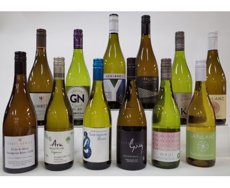 12 BOTTLES NEW ZEALAND SAUVIGNON BLANCMarisco Vineyards The Craft Series Pride and Glory 2020; Giesen Wines Ara Select Blocks