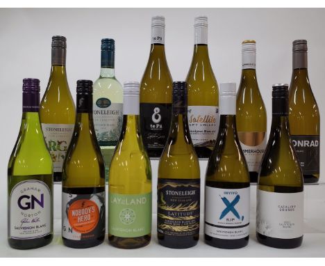 12 BOTTLES NEW ZEALAND SAUVIGNON BLANCInvivo and Co. Graham Norton's 2021 and X, Sarah Jessica Parker; Framingham Wines Nobod