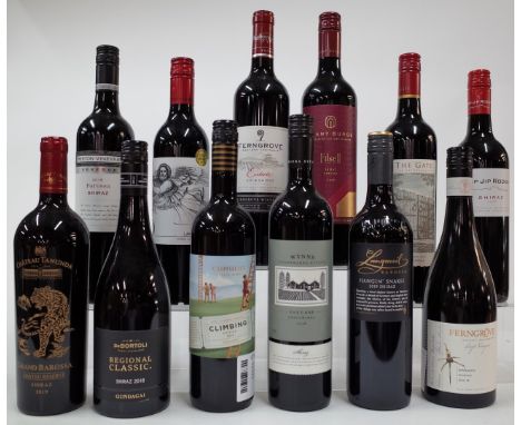 12 BOTTLES AUSTRALIAN SHIRAZChateau Tanunda Grand Barossa Limited Reserve 2019; De Bortoli Regional Classic 2018; Cool Climat