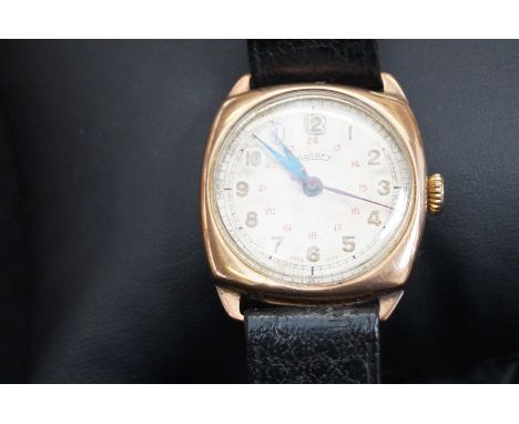 Vintage 9ct gold cased Rotary wristwatch