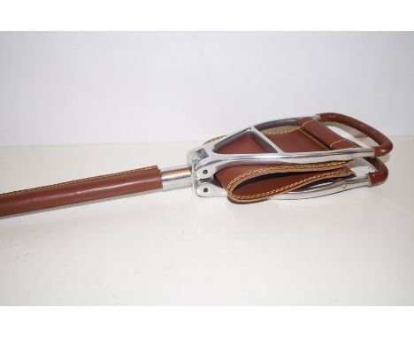 Leather bound shooting stick