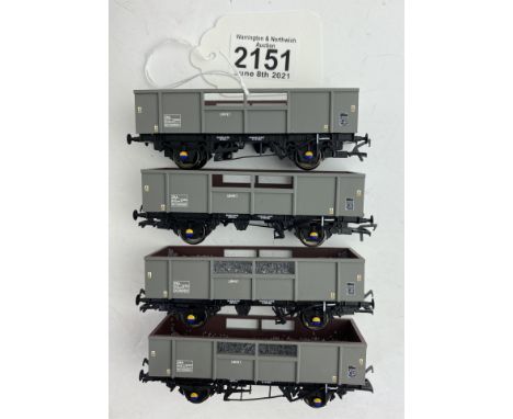 4x Bachmann OO Gauge Assorted Limpet Wagons with Loads Unboxed - P&amp;P Group 1 (£14+VAT for the first lot and £1+VAT for su