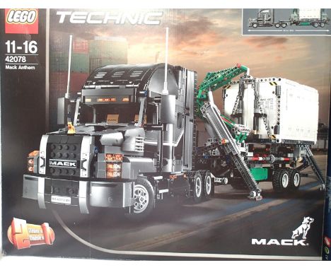 Lego 42078 Technic Mack Anthem. P&amp;P Group 3 (£25+VAT for the first lot and £5+VAT for subsequent lots) 