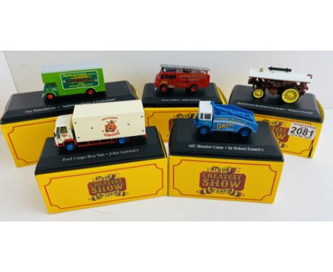 5x Atlas Edition Assorted 'Showmans' Die Cast Boxed - P&amp;P Group 2 (£18+VAT for the first lot and £3+VAT for subsequent lo