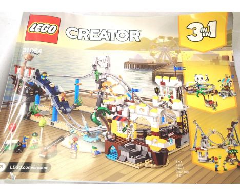 Lego 31084 Creator; Pirate Roller Coaster, unboxed. P&amp;P Group 2 (£18+VAT for the first lot and £3+VAT for subsequent lots