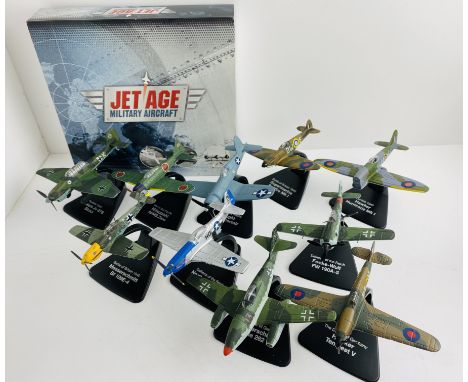 11x Atlas Edition Assorted Die Cast Aircraft Unboxed (3x damaged) - P&amp;P Group 3 (£25+VAT for the first lot and £5+VAT for