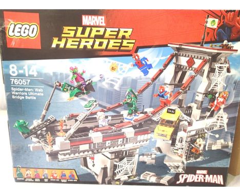 Lego 76057 Marvel Super Heroes Spider Man - Webb Warriors, Ultimate Bridge Battle. P&amp;P Group 2 (£18+VAT for the first lot