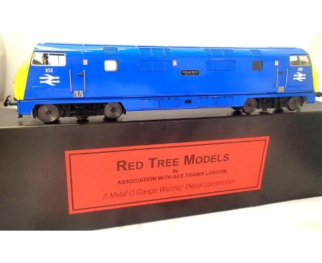 Red Tree Models/Ace Trains O gauge Warship Class Tenacious 852 BR Blue, 2 or 3 rail, sound fitted, all metal construction, in