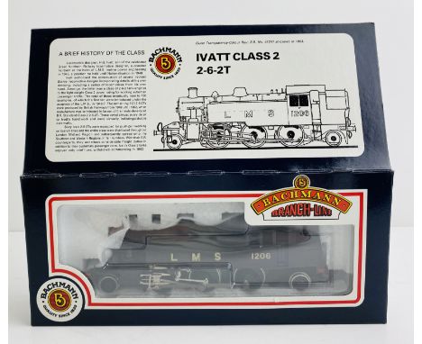 Bachmann OO Gauge LMS Ivatt Locomotive Boxed - P&amp;P Group 1 (£14+VAT for the first lot and £1+VAT for subsequent lots) 