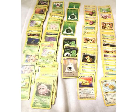 Collection of Pokemon cards to include normal/flying and grass type trading cards. P&amp;P Group 1 (£14+VAT for the first lot