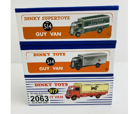 3x Dinky / Atlas Edition Assorted Die Cast Boxed - P&amp;P Group 1 (£14+VAT for the first lot and £1+VAT for subsequent lots)