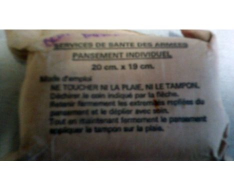 "First Aid Kit" - Joint Services-Dressing, First Aid, Field Camouflaged Sterile Kit - in excellent condition