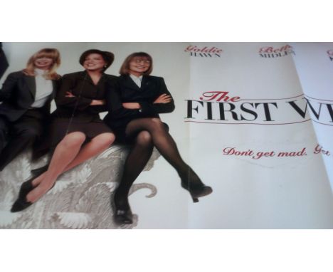 Poster-The First Wives Club-starring Goldie Hawn, Bette Middler, Diane Keaton - Paramount Pictures, 1996, good condition, sli