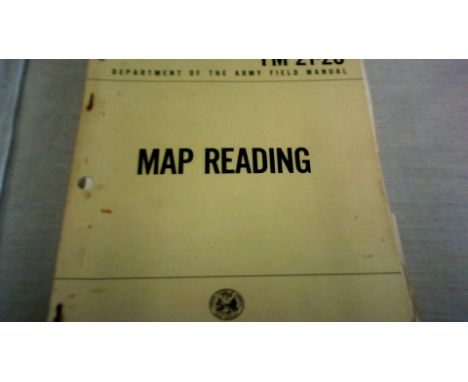 Map Reading -Department of the Army Field Manual -FM21-26 dated 1969