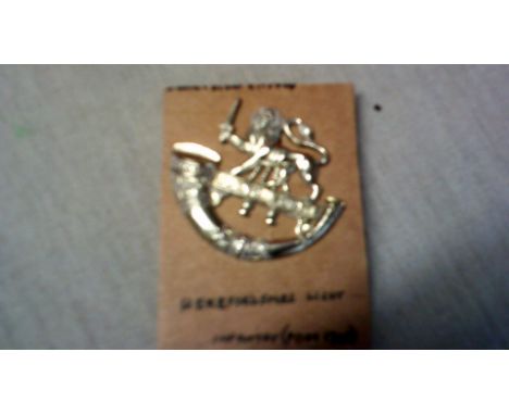British Regiment - Light Infantry - Royal Marines Light Infantry - Brass (pre 1923)
