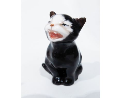 A Royal Doulton figure 'Lucky' modelled as a sitting black cat, model No.K12