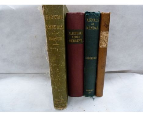 CURWEN JOHN F.  Kirkbie-Kendall. Illus. Quarto. Cloth, well worn cond. Bookplate of Sir Henry Bellingham, 1900; with a two si