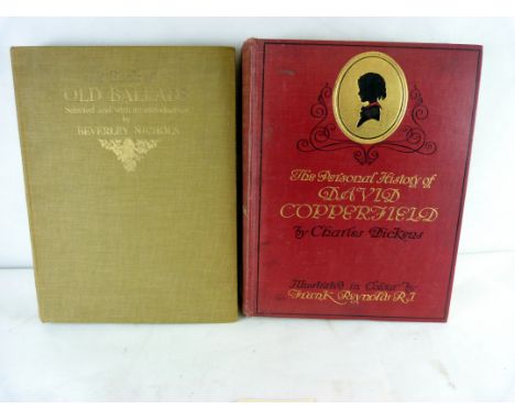 REYNOLDS FRANK (Illus).  David Copperfield. Tipped in col. plates. Quarto. Orig. dec. red cloth gilt. N.d.; also Nichols, A B